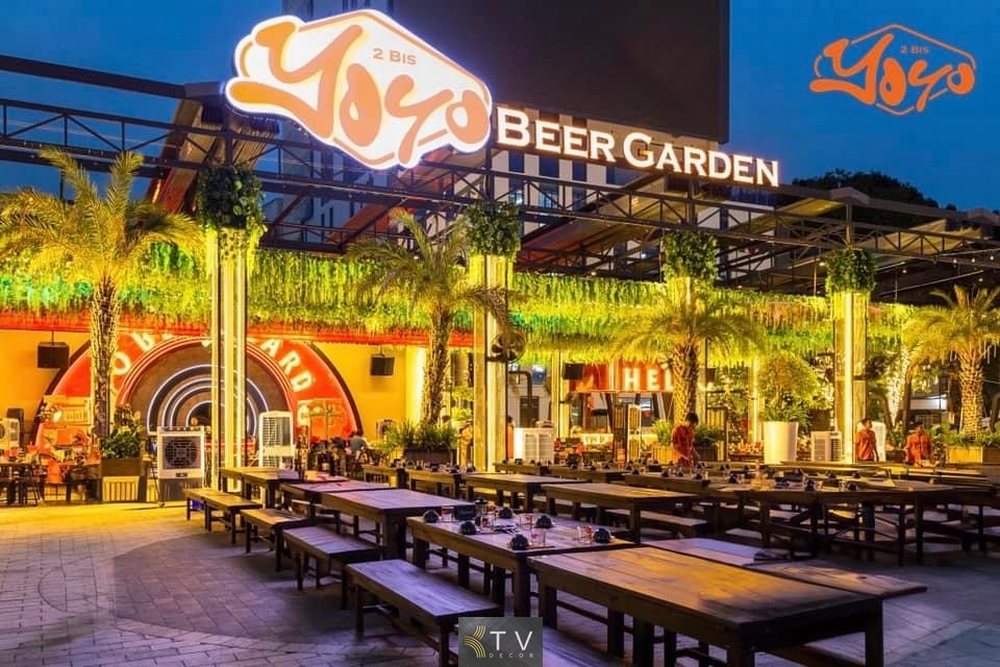 Không gian tổ chức cầu hôn tại YoYo Beer Garden Không gian tổ chức cầu hôn tại YoYo Beer Garden