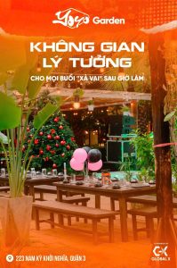 Tiệc Cuối Tuần Tại Yoyo Garden Hồ Con Rùa